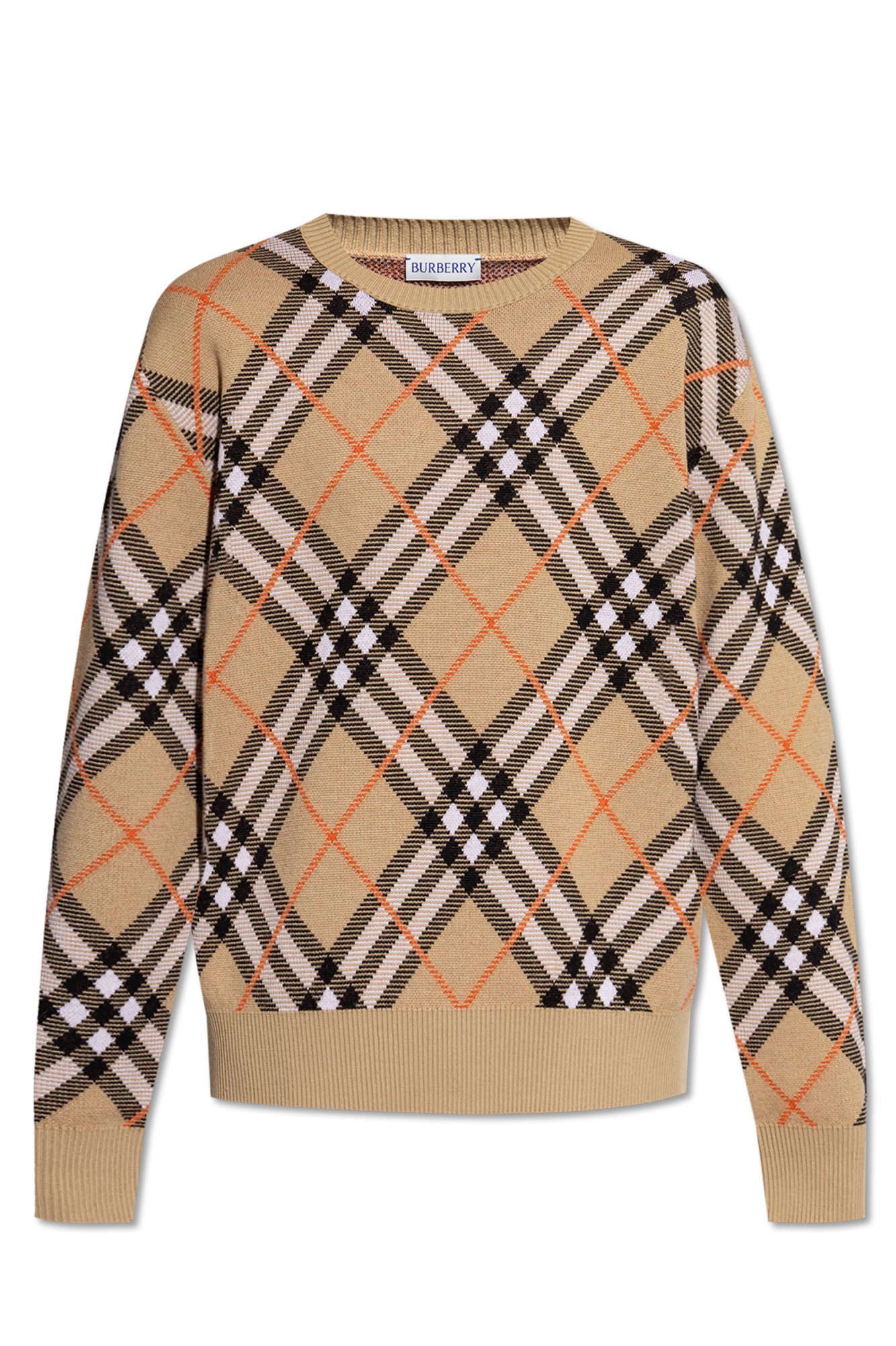 Beige Wool sweater Burberry Vitkac France